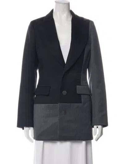 Pre-owned Loewe Wool Blazer In Blue