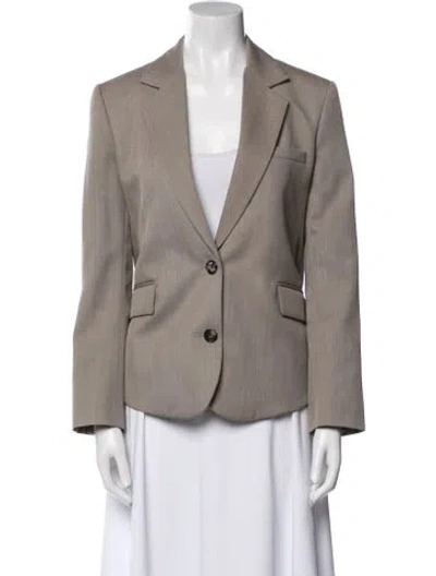Pre-owned Loewe Wool Blazer In Neutral
