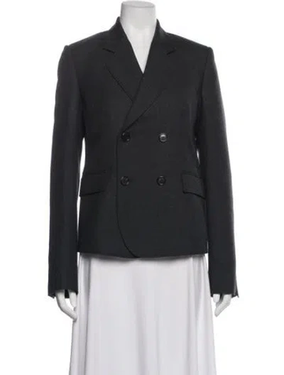 Pre-owned Loewe Wool Blazer W/ Tags In Gray