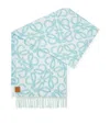 Loewe Alpaca And Wool-blend Anagram Scarf In Neutral