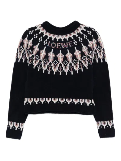 LOEWE Loewe Wool Blend Crewneck Sweater