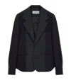 Loewe Wool-blend Hybrid Blazer In Blue