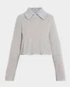 LOEWE WOOL-BLEND POLO SWEATER