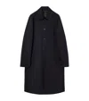 Loewe Wool-blend Reversible Overcoat In Black