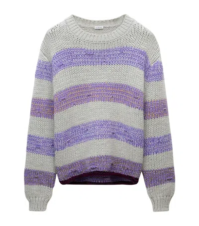 LOEWE WOOL-BLEND STRIPED SWEATER