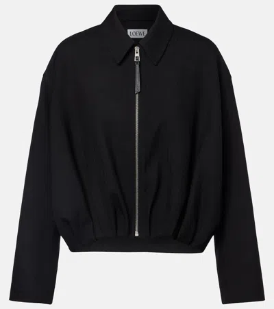 LOEWE WOOL BLOUSON JACKET