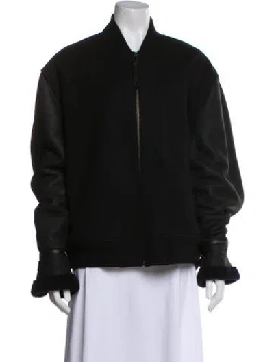 Pre-owned Loewe Wool Bomber Jacket In Multi