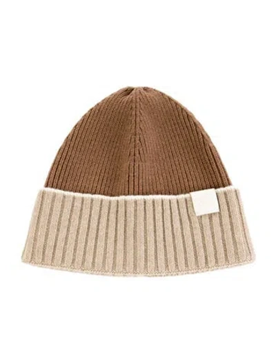 Pre-owned Loewe Wool Brown  Beanie Hat