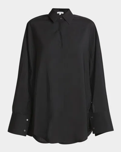 LOEWE WOOL BUTTON DOWN BLOUSE