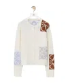 Loewe Wool Button Knitted Cardigan In White