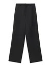 Loewe Front-pocket Wool Trousers In Black