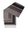 Loewe Wool-cashmere Anagram Scarf In Multi