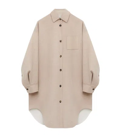 LOEWE WOOL-CASHMERE COLLARED COAT
