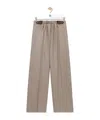 Loewe Wool Casual Pants In Gray