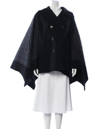 Pre-owned Loewe Wool Coat In Blue