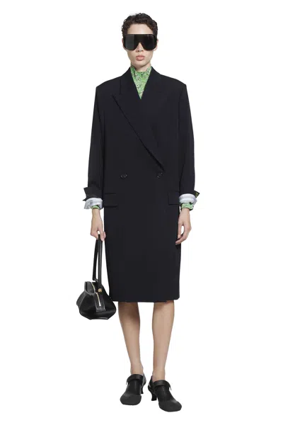 Loewe Wool Coat In Multi