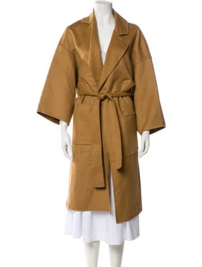Pre-owned Loewe Wool Coat In Neutral