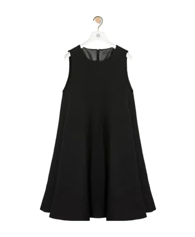 LOEWE MINI DRESS IN SILK AND WOOL