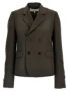 Loewe Wool Blazer With Buttoned Cuffs And Flap Pockets