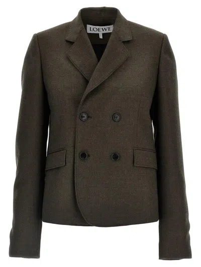 LOEWE LOEWE WOOL DOUBLE-BREASTED JACKET