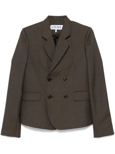 LOEWE LOEWE WOOL DOUBLE-BREASTED JACKET