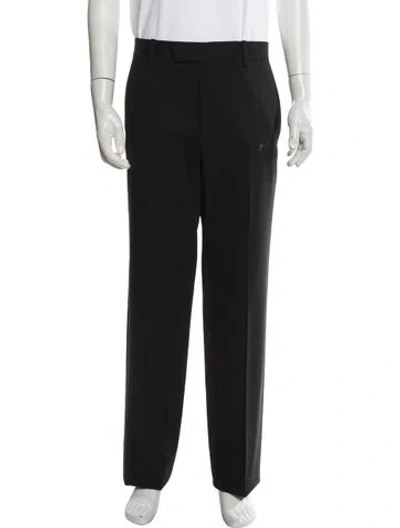 Pre-owned Loewe Wool Dress Pants In Black