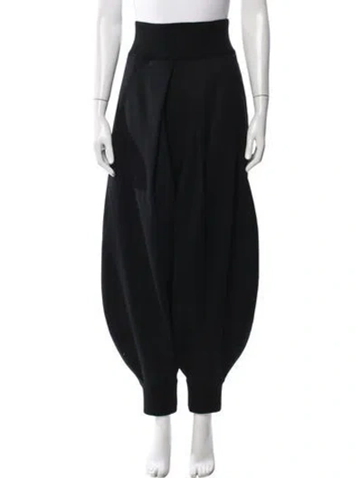 Pre-owned Loewe Wool Embroidered Accent Sweatpants In Black