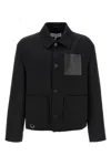 Loewe Leather Pocket Wool Jacket