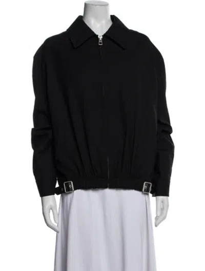 Pre-owned Loewe Wool Jacket In Black