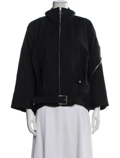 Pre-owned Loewe Wool Jacket In Black