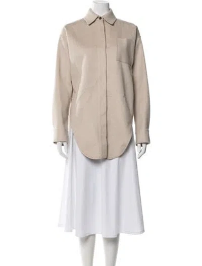 Pre-owned Loewe Wool Jacket In Neutral