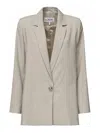 Loewe Wool Jacket In Sand