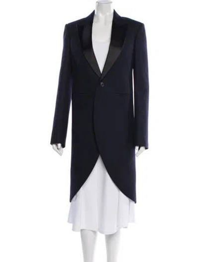 Pre-owned Loewe Wool Jacket W/ Tags In Blue