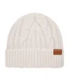 Loewe Wool Logo Beanie In Brown