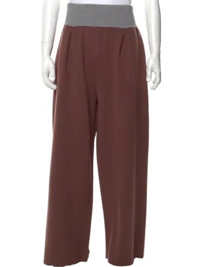 Pre-owned Loewe Wool Lounge Bottoms In Brown