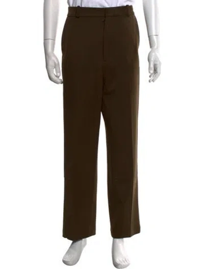 Pre-owned Loewe Wool Pants In Brown