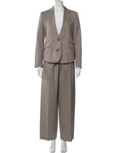 Pre-owned Loewe Wool Pantsuit W/ Tags In Neutral