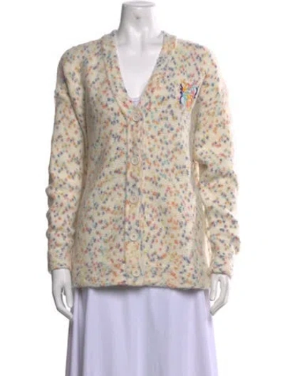 Pre-owned Loewe Wool Patterned Sweater In Neutrals
