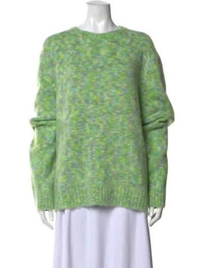 Pre-owned Loewe Wool Patterned Sweater W/ Tags In Green