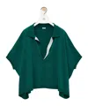 Loewe Wool Polo Sweater In Green