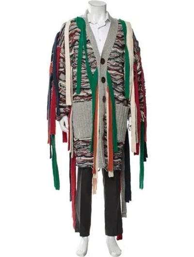 Pre-owned Loewe Wool Printed Cardigan W/ Tags In Multi