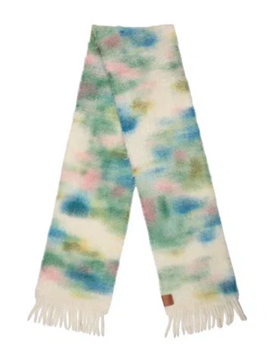 Pre-owned Loewe Wool Printed Scarf
