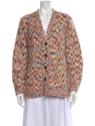 Pre-owned Loewe Wool Printed Sweater In Pink