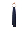 Loewe Wool Rectangular Scarf In Blue