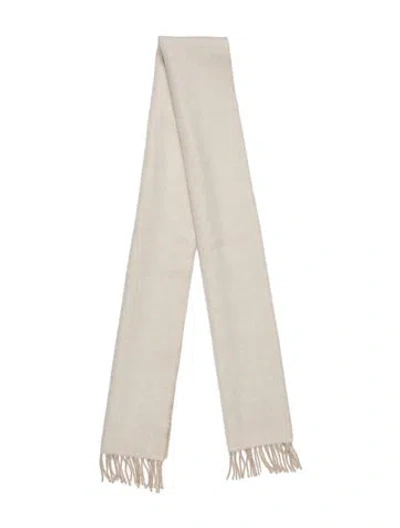 Pre-owned Loewe Wool Scarf In Neutrals