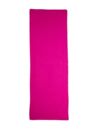 Pre-owned Loewe Wool Scarf In Pink