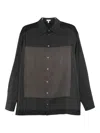 Loewe X Albers Wool Shirt In Black