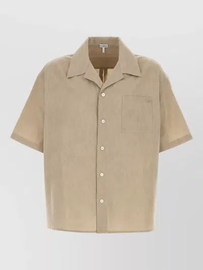 Loewe Wool Shirt In Neutral