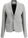 Loewe Giacca In Lana Grigia  Donna In Gray