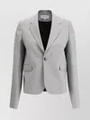 Loewe Giacca In Lana Grigia  Donna In Gray